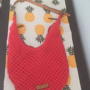 Crochet shoulder bag